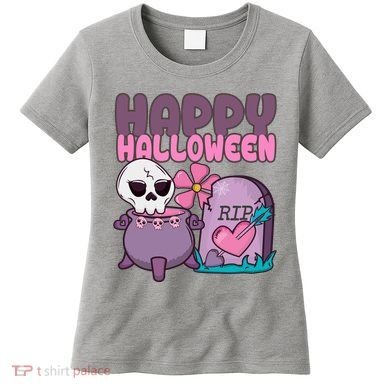 Happy Halloween Pink Cute Women's T-Shirt