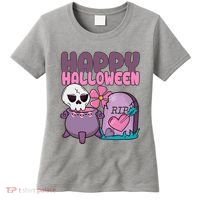 Happy Halloween Pink Cute Women's T-Shirt thumb 0