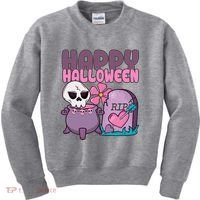 Happy Halloween Pink Cute Kids Sweatshirt thumb 0