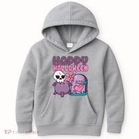 Happy Halloween Pink Cute Kids Hoodie thumb 0