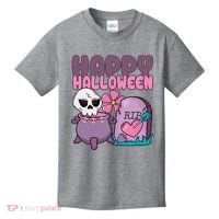 Happy Halloween Pink Cute Kids T-Shirt thumb 0
