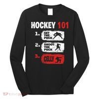 Hockey Hockey Player Funny Hockey Long Sleeve Shirt thumb 0