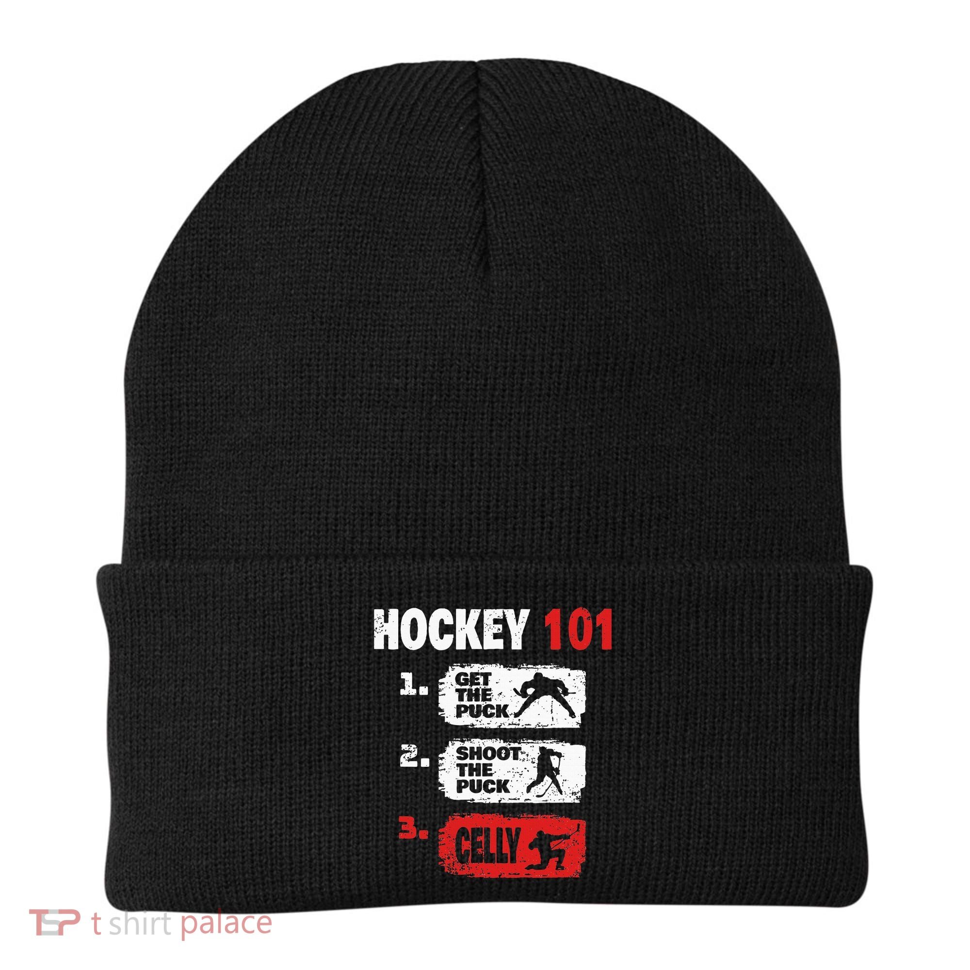 Hockey Hockey Player Funny Hockey Beanie