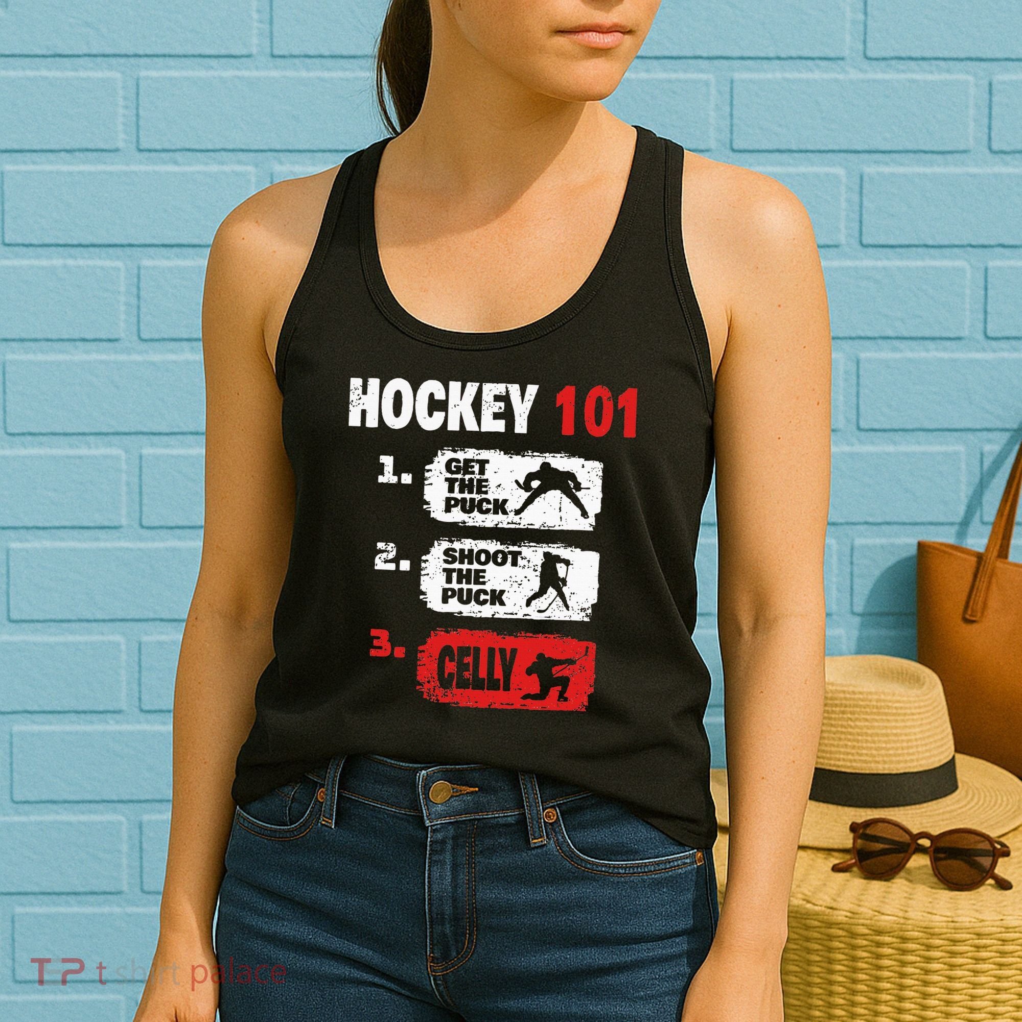 Hockey Hockey Player Funny Hockey Women's Tank Top