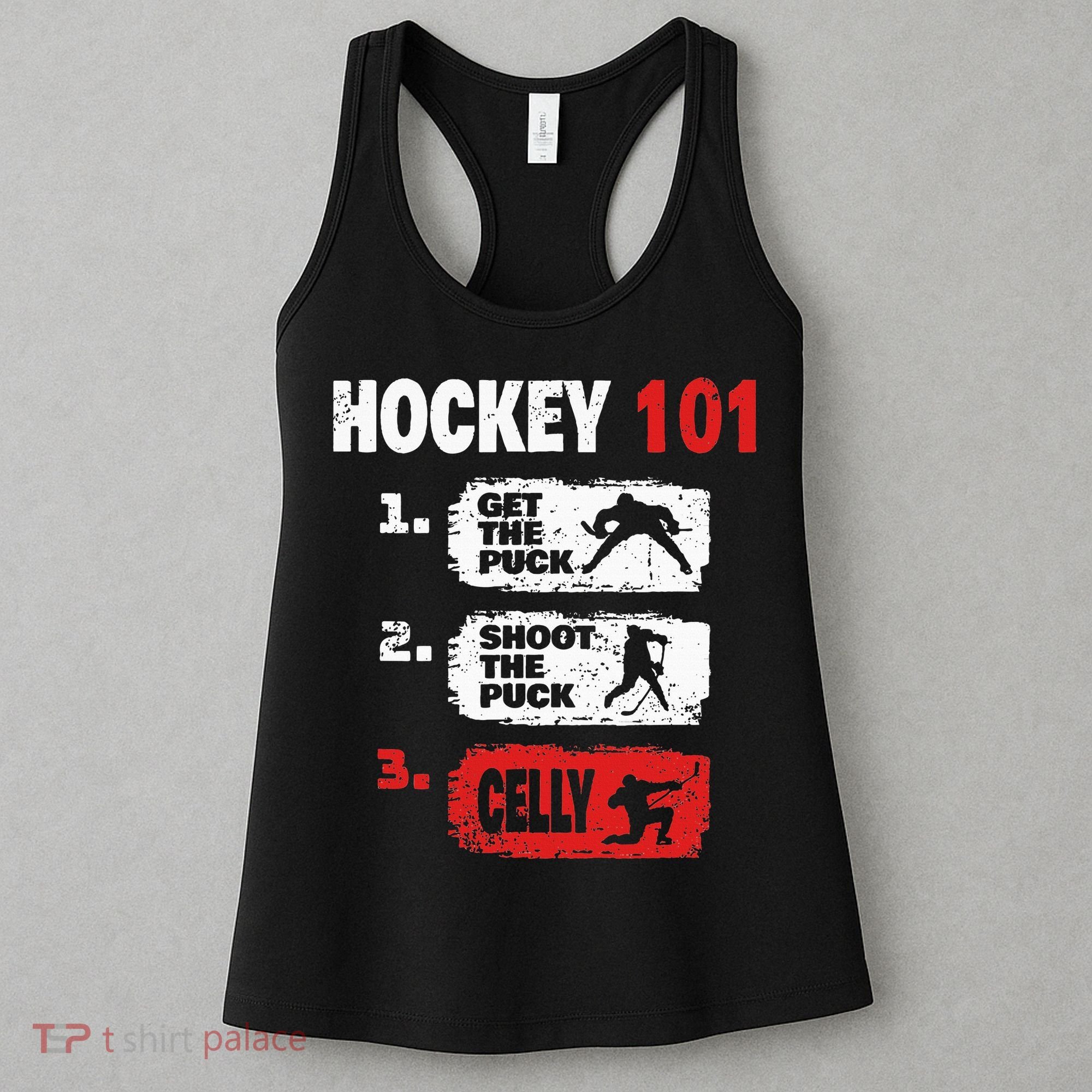 Hockey Hockey Player Funny Hockey Women's Tank Top