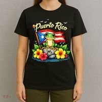 Hispanic Heritage Puerto Rico Coqui Frog T-Shirt thumb 4