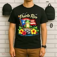 Hispanic Heritage Puerto Rico Coqui Frog T-Shirt thumb 6