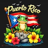 Hispanic Heritage Puerto Rico Coqui Frog T-Shirt thumb 7