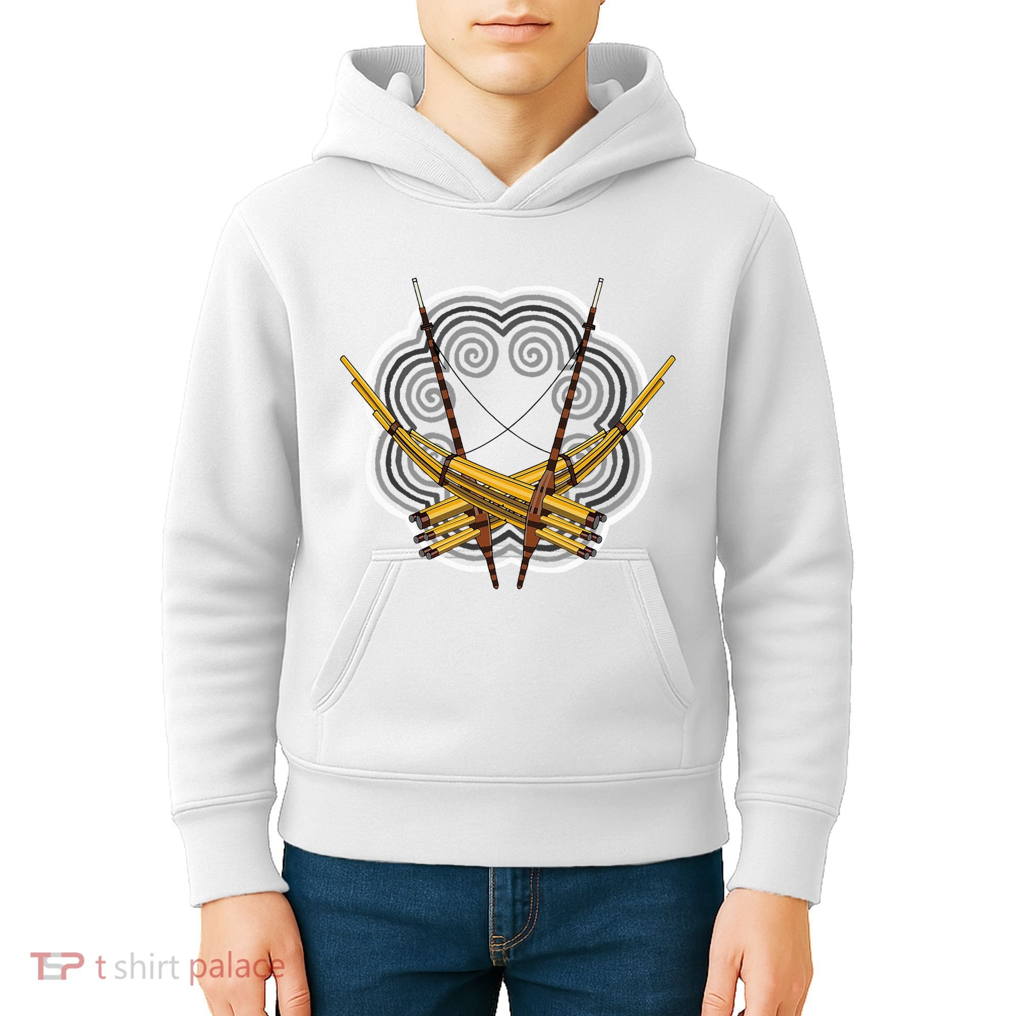 Hmong Hmoob Qeej Kids Hoodie