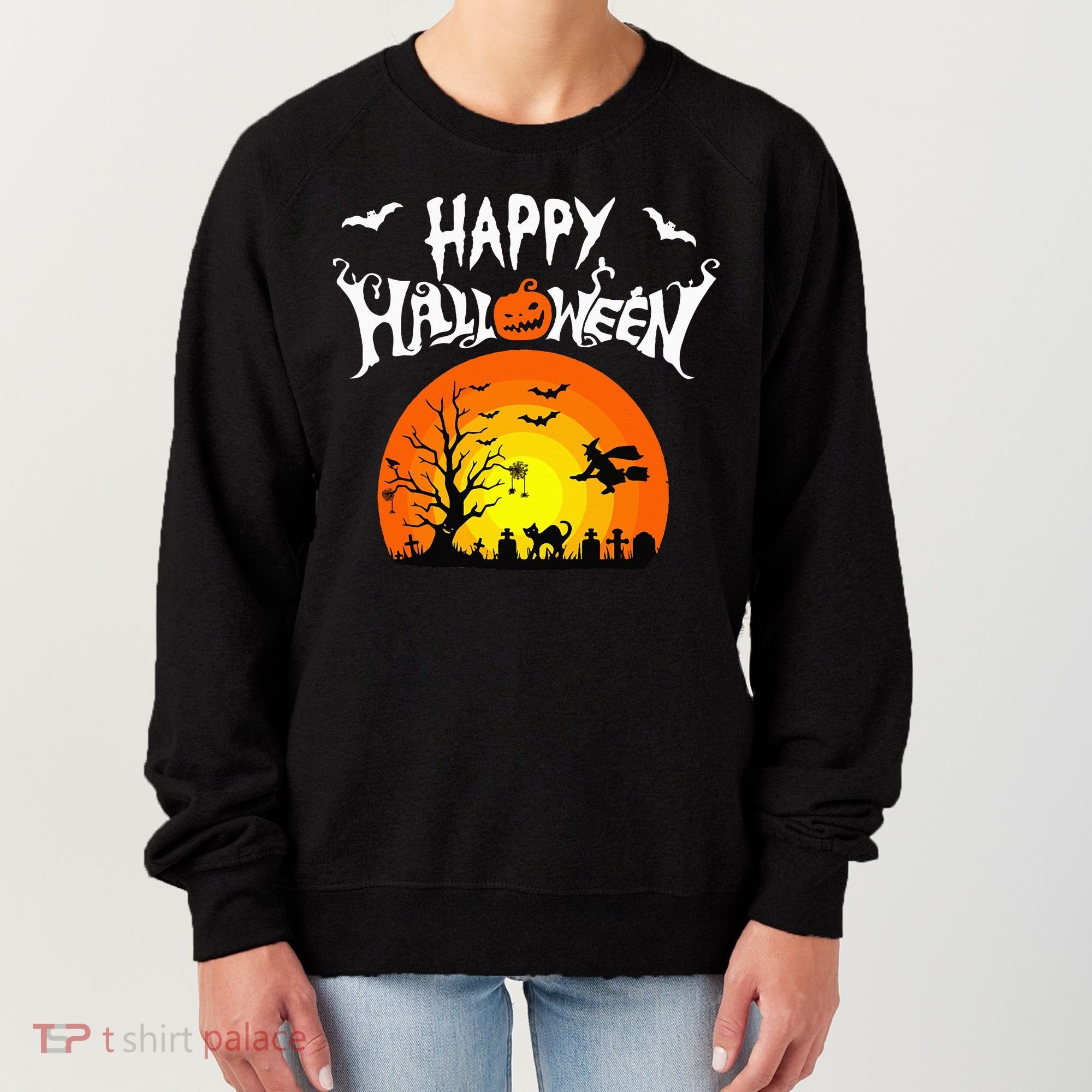 Happy Halloween Retro Women's Sweatshirt