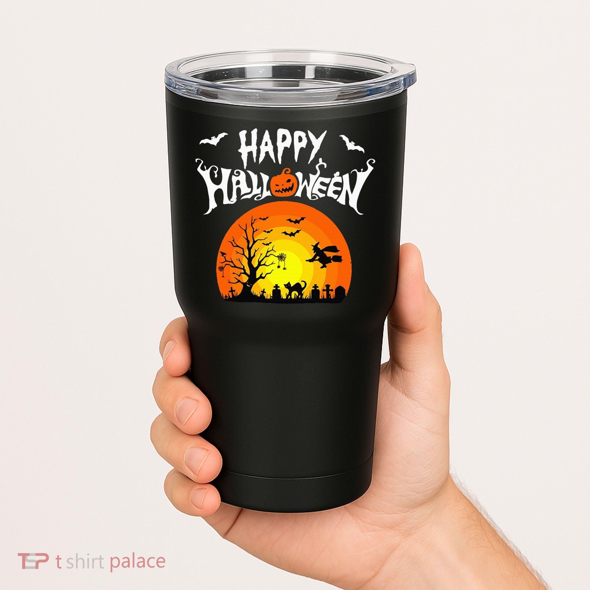 Happy Halloween Retro Tumbler