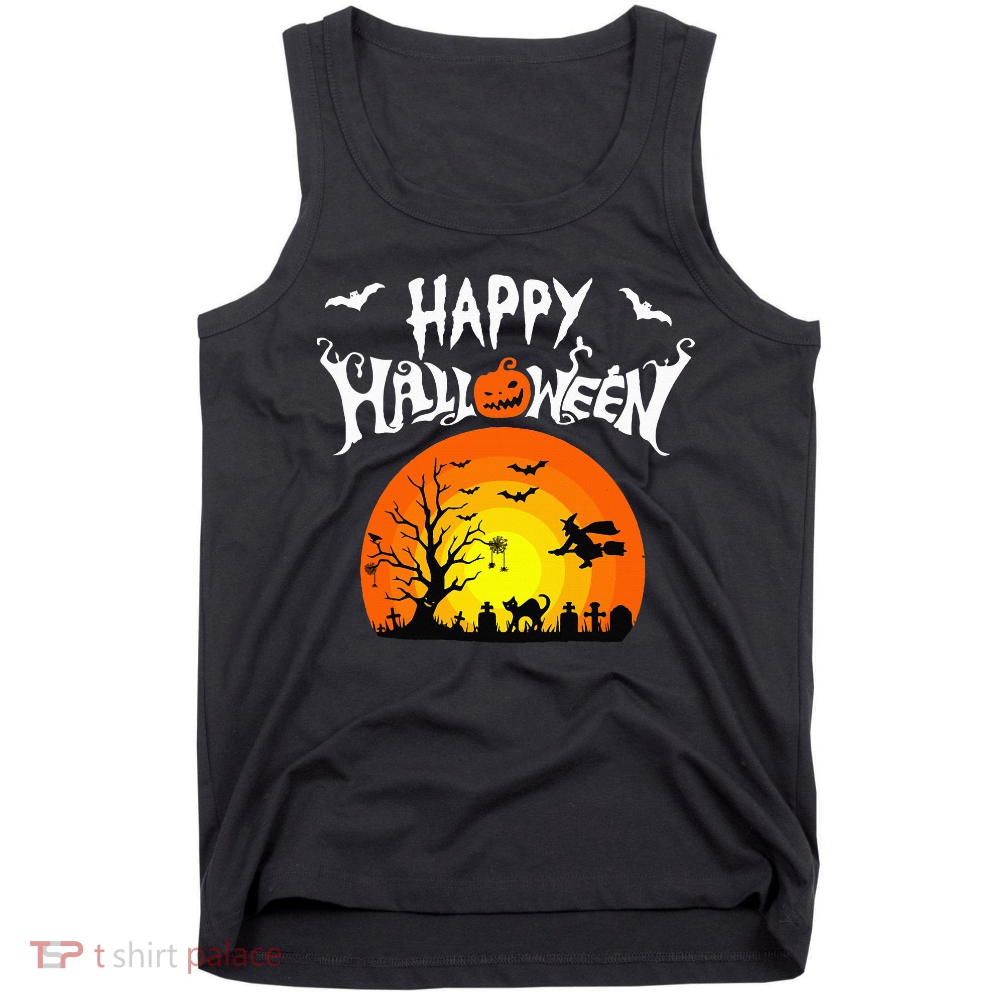 Happy Halloween Retro Tank Top