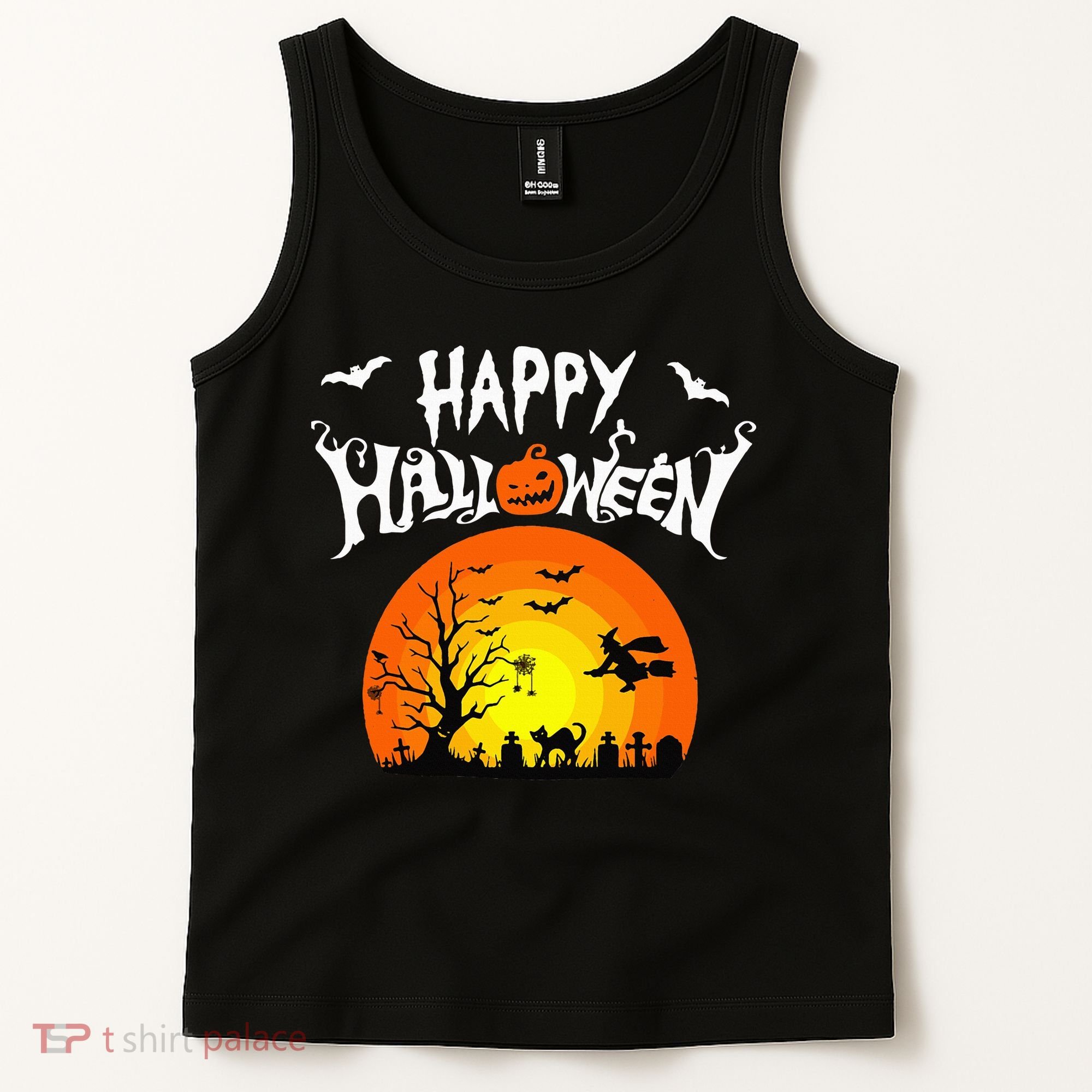Happy Halloween Retro Tank Top