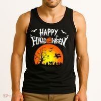 Happy Halloween Retro Tank Top thumb 3