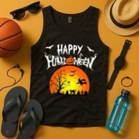 Happy Halloween Retro Tank Top thumb 4