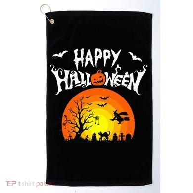 Happy Halloween Retro Golf Towel