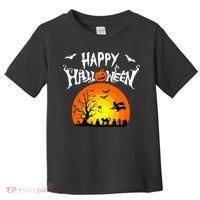 Happy Halloween Retro Toddler T-Shirt thumb 0