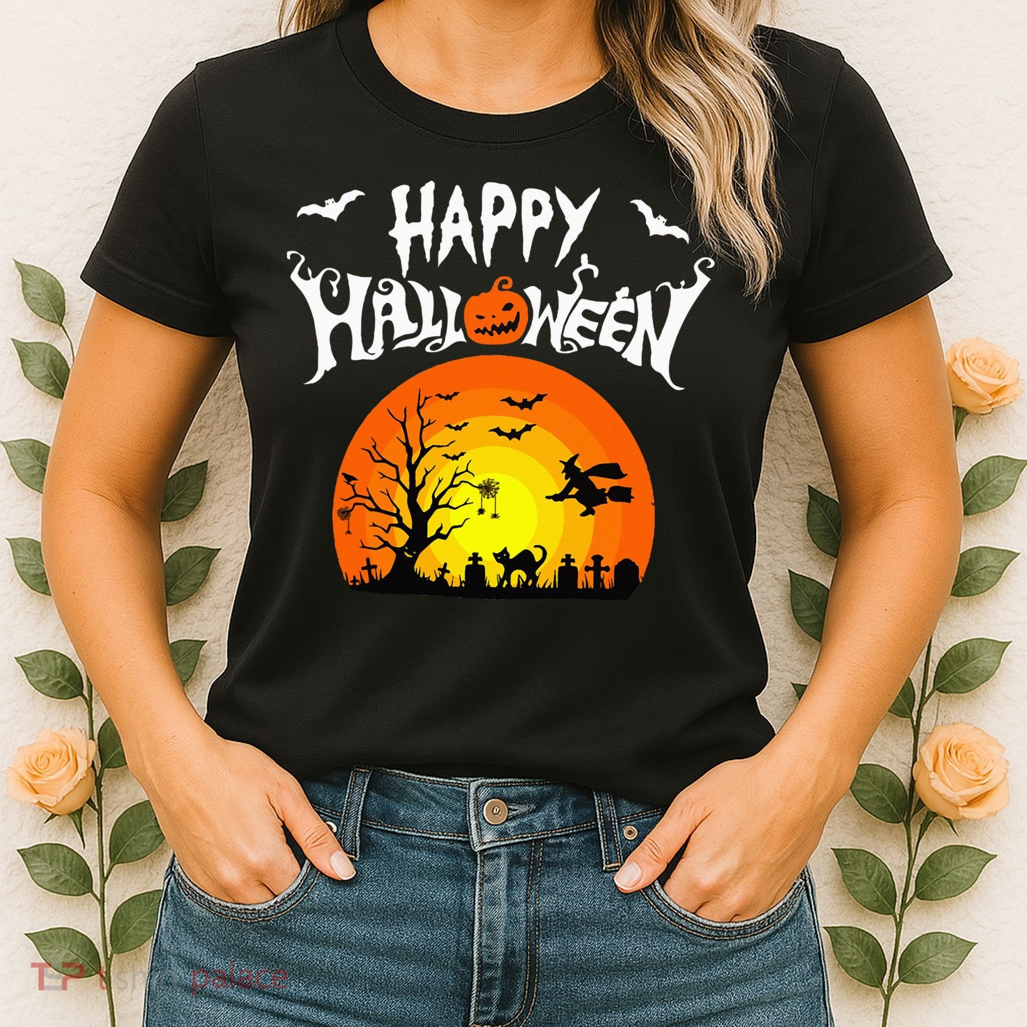 Happy Halloween Retro Women's T-Shirt