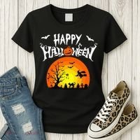 Happy Halloween Retro Women's T-Shirt thumb 3