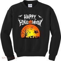 Happy Halloween Retro Kids Sweatshirt thumb 0