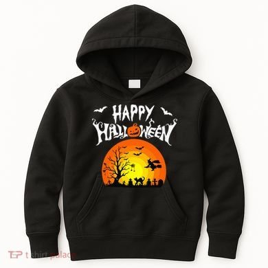 Happy Halloween Retro Kids Hoodie