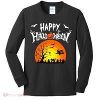 Happy Halloween Retro Kids Long Sleeve Shirt thumb 0