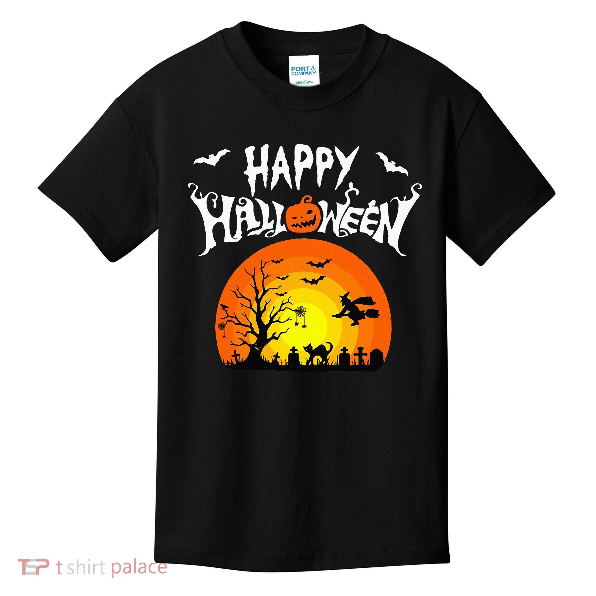 Happy Halloween Retro Kids T-Shirt