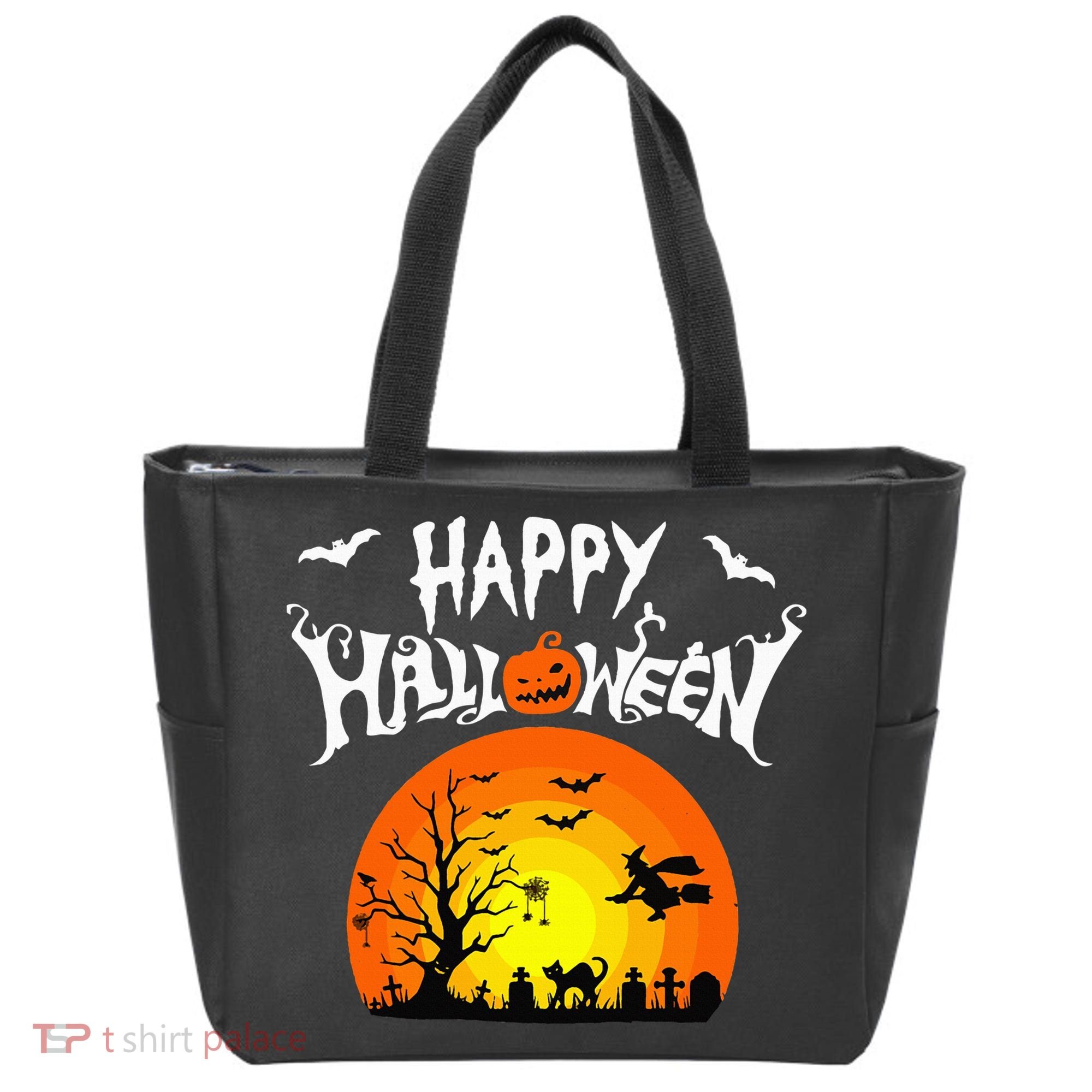 Happy Halloween Retro Tote Bag