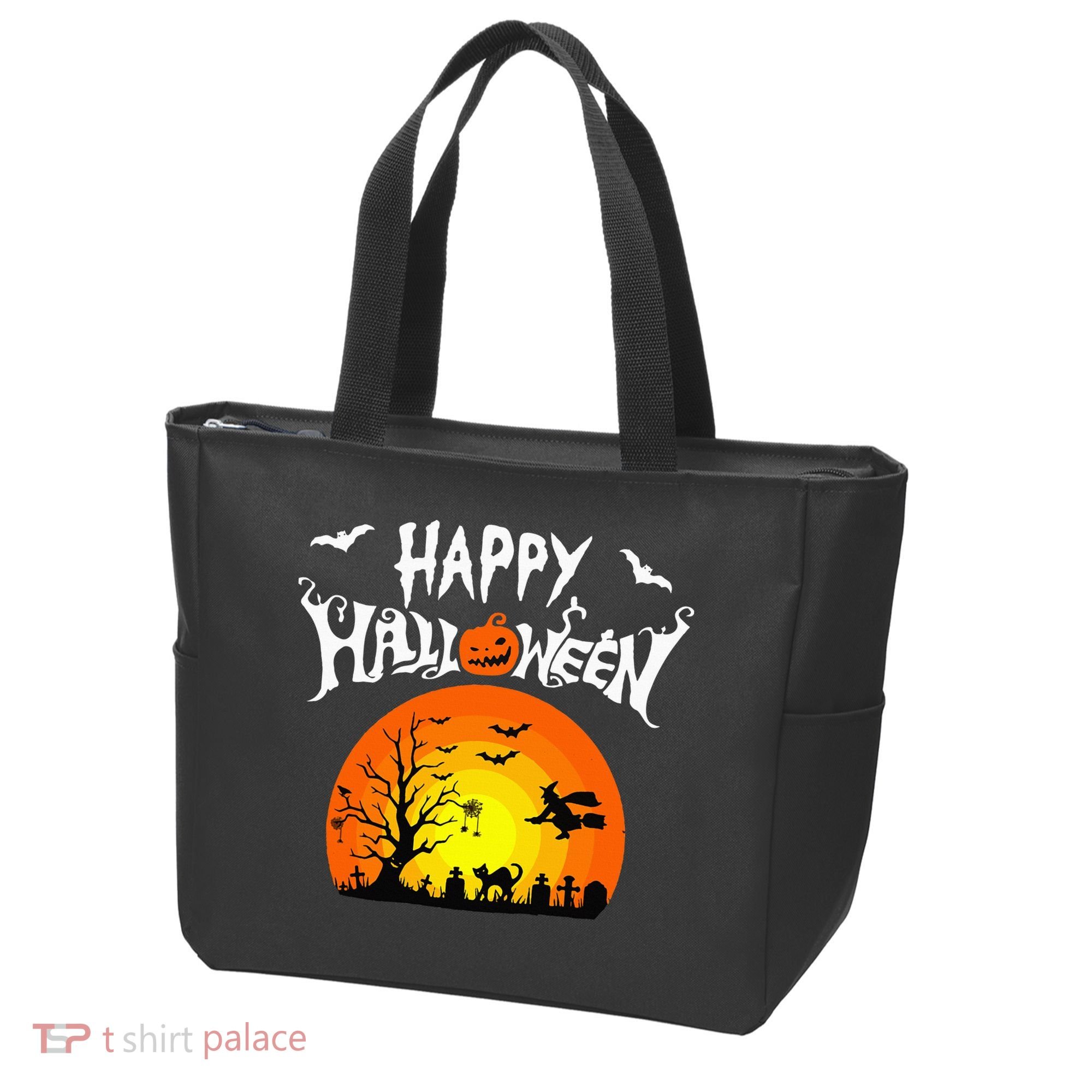 Happy Halloween Retro Tote Bag