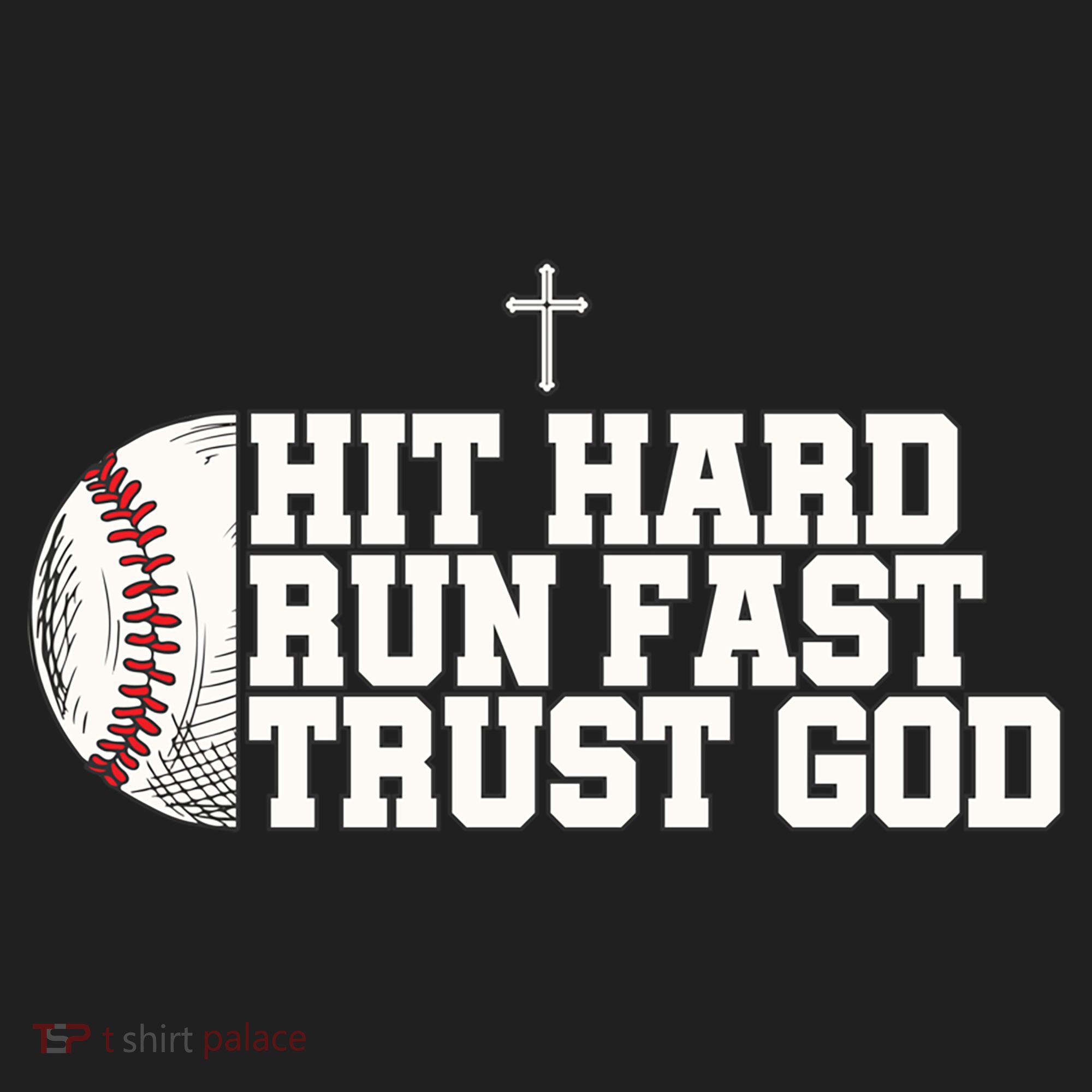 Hit Hard Run Fast Trust God Women's Sweatshirt