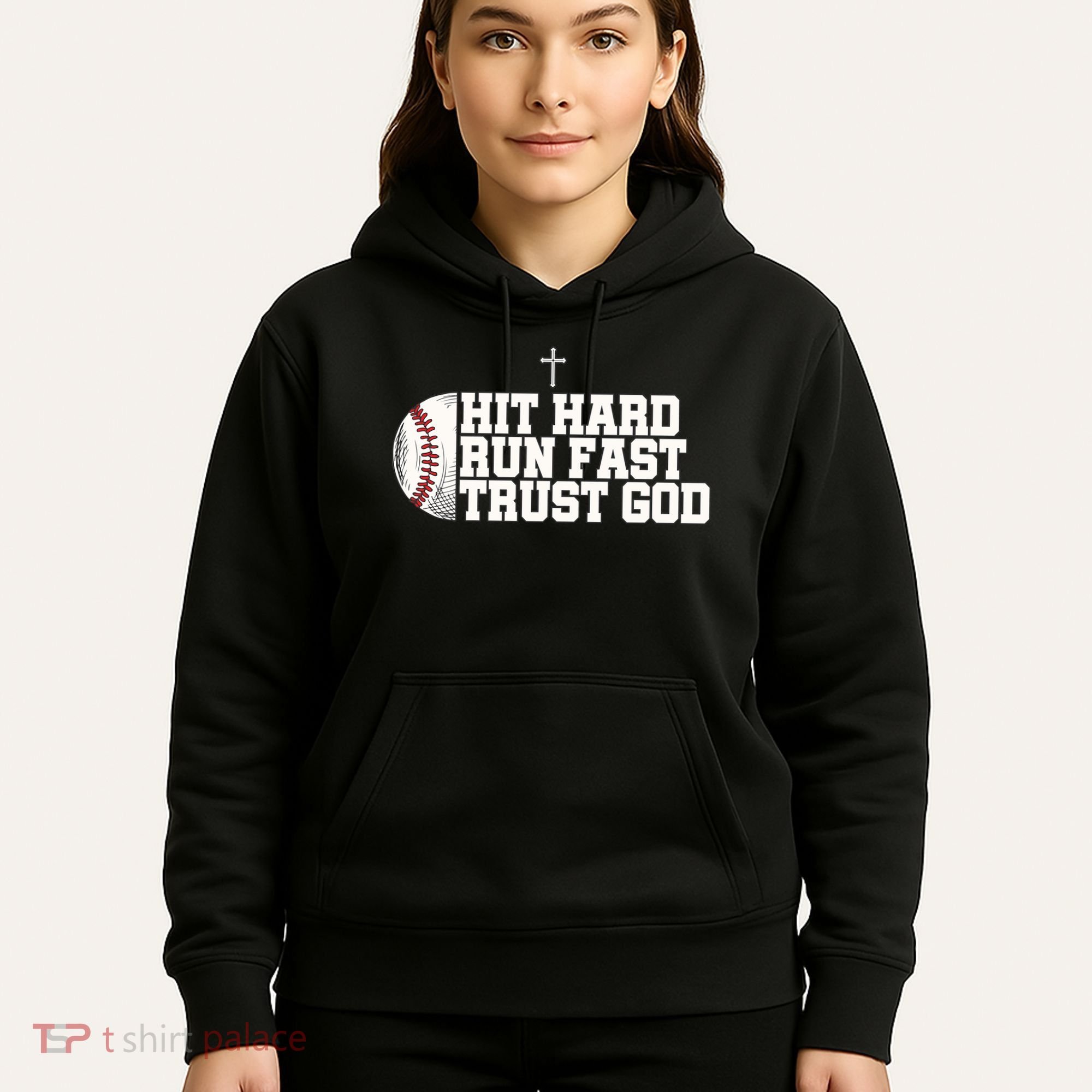 Hit Hard Run Fast Trust God Hoodie