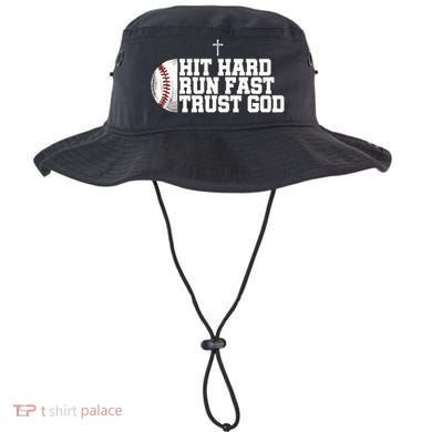 Hit Hard Run Fast Trust God Bucket Hat