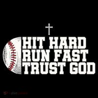 Hit Hard Run Fast Trust God Coffee Mug thumb 5
