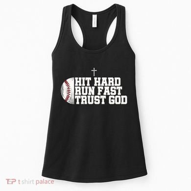 Hit Hard Run Fast Trust God Women's Tank Top