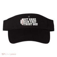 Hit Hard Run Fast Trust God Visor thumb 0