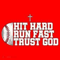 Hit Hard Run Fast Trust God Santa Hat thumb 1