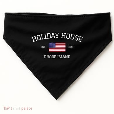 Holiday House Rhode Island USA-Made Doggie Bandana