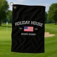 Holiday House Rhode Island Golf Towel thumb 1
