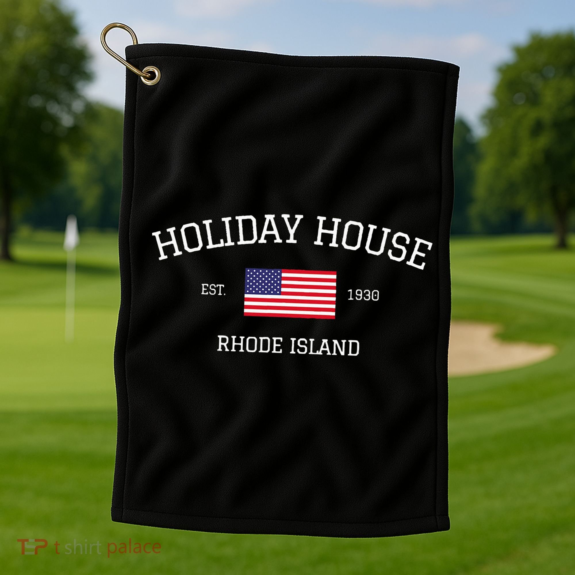 Holiday House Rhode Island Golf Towel