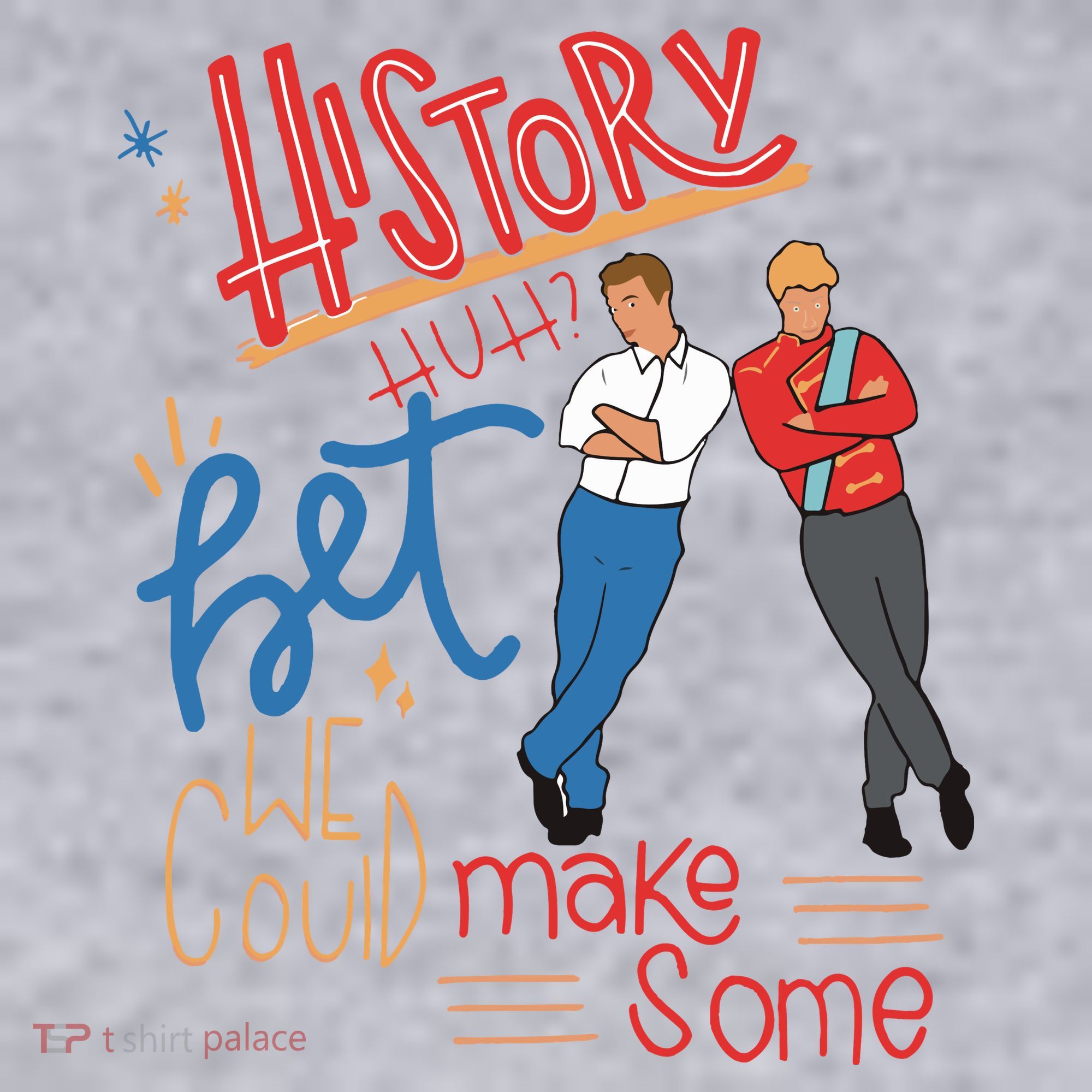 History Huh Red White And Royal Blue Women's Sweatshirt