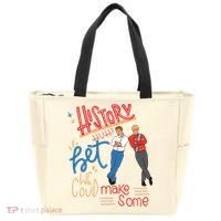 History Huh Red White And Royal Blue Tote Bag thumb 0