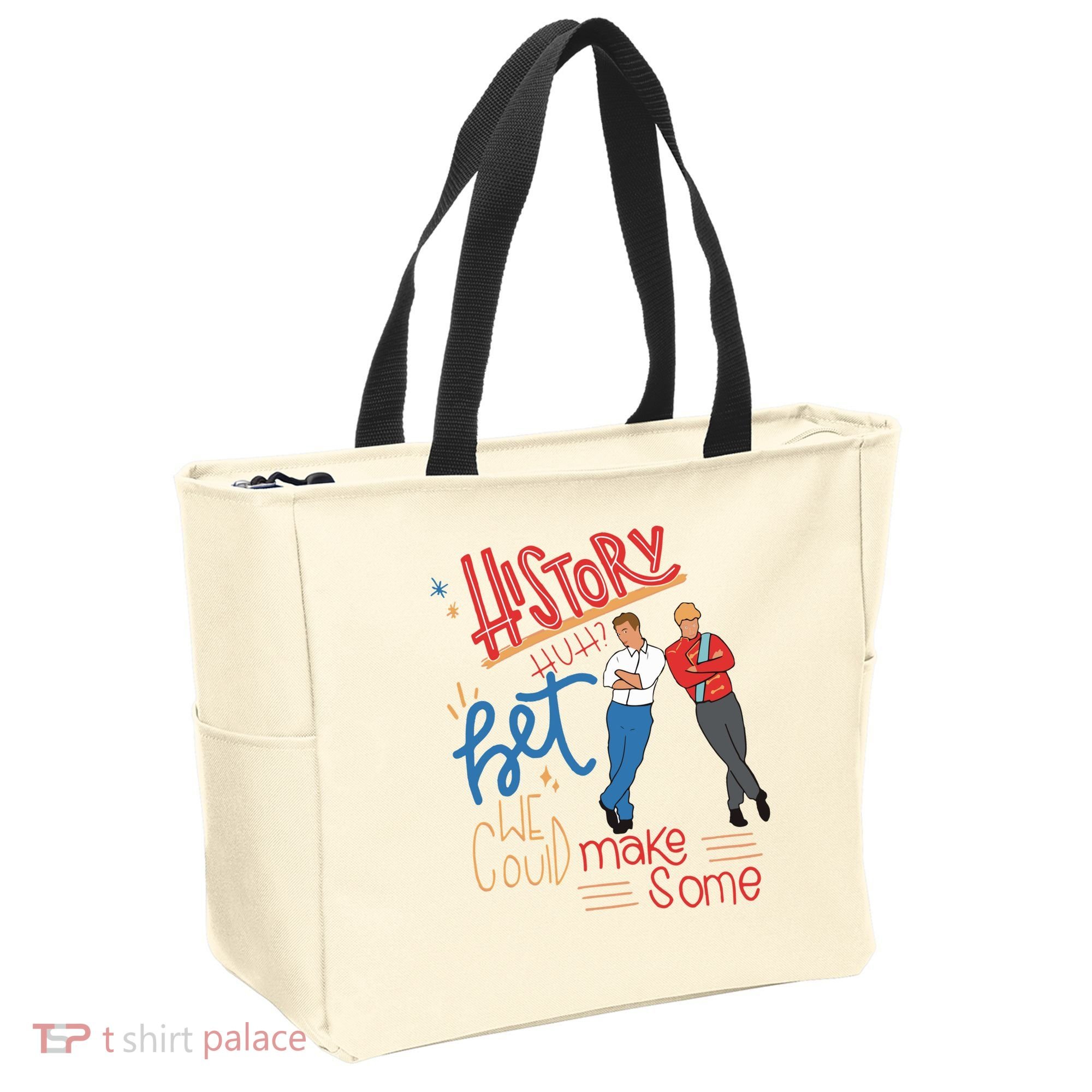History Huh Red White And Royal Blue Tote Bag