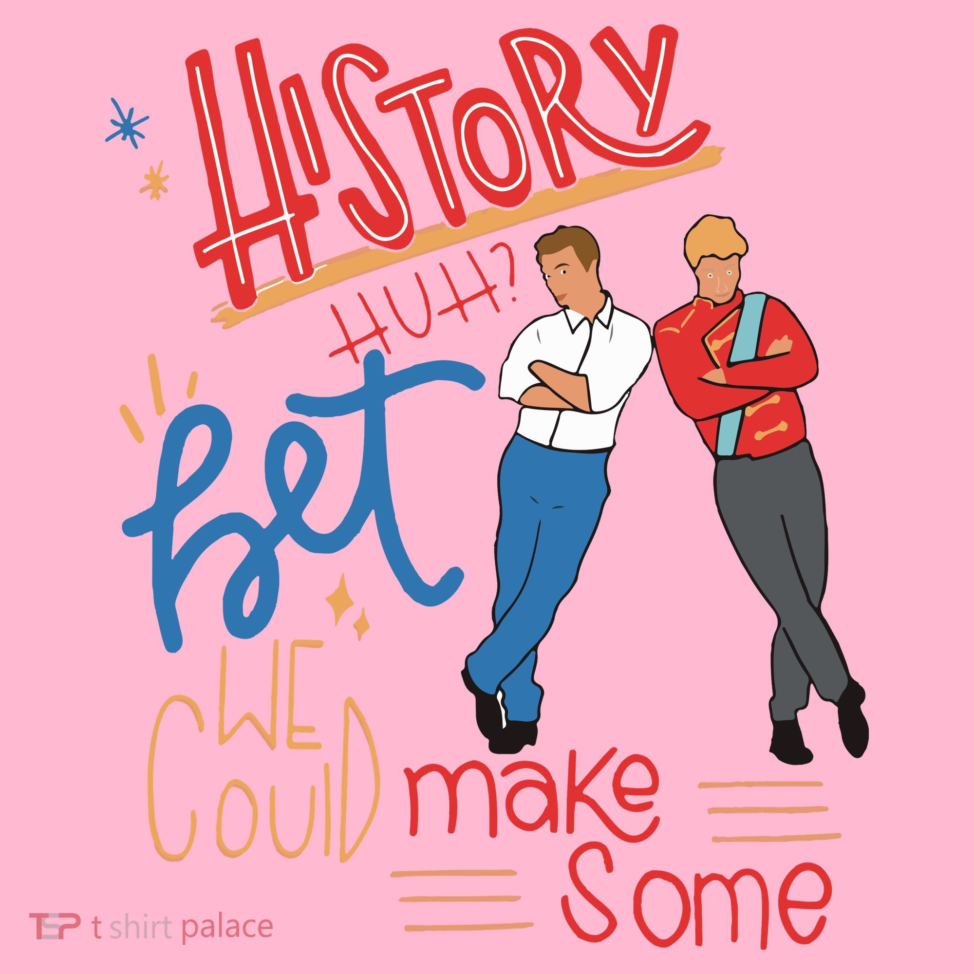 History Huh Red White And Royal Blue Coaster