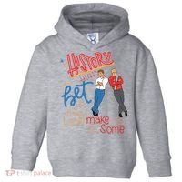 History Huh Red White And Royal Blue Toddler Hoodie thumb 0