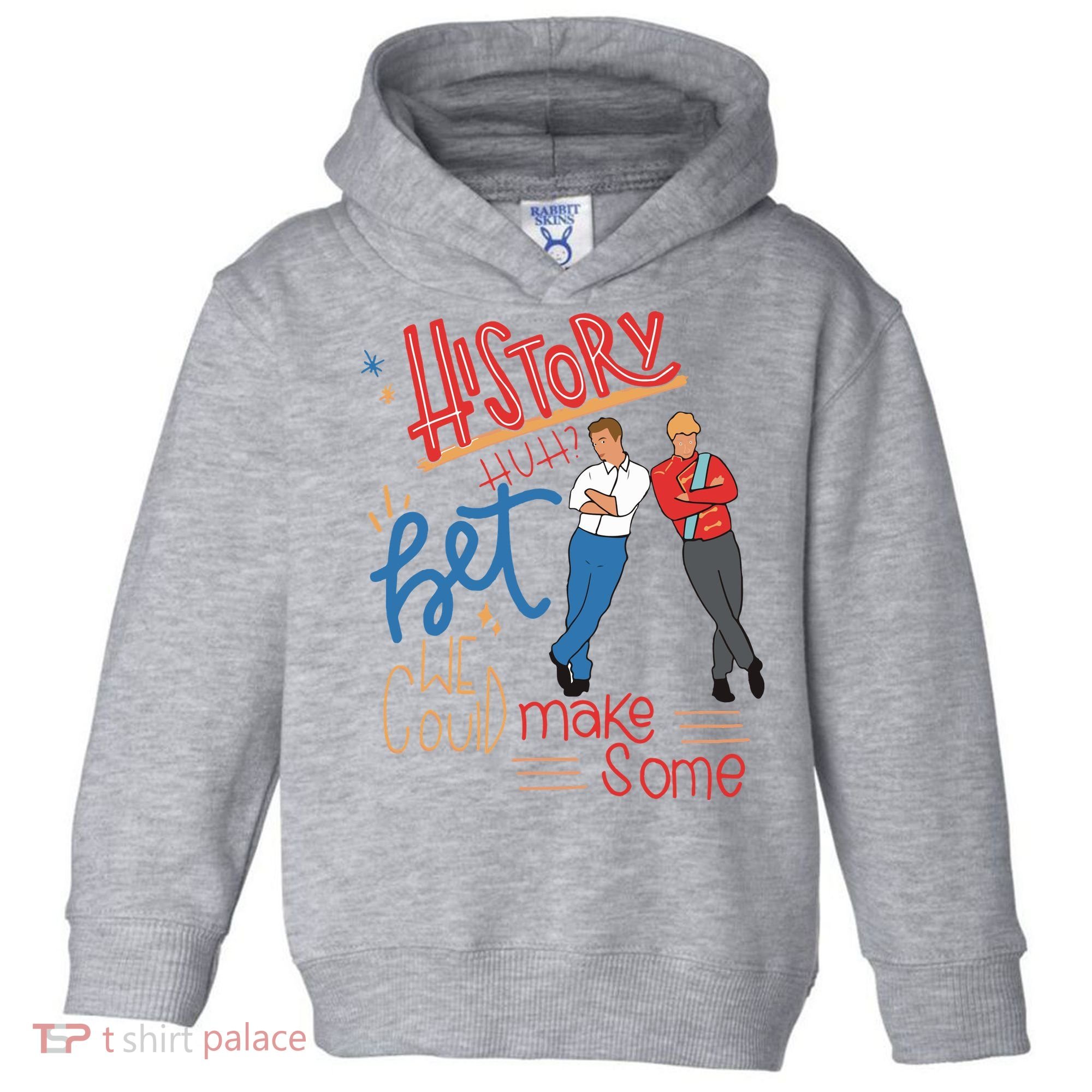 History Huh Red White And Royal Blue Toddler Hoodie
