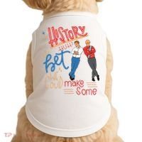 History Huh Red White And Royal Blue Doggie Tank thumb 0