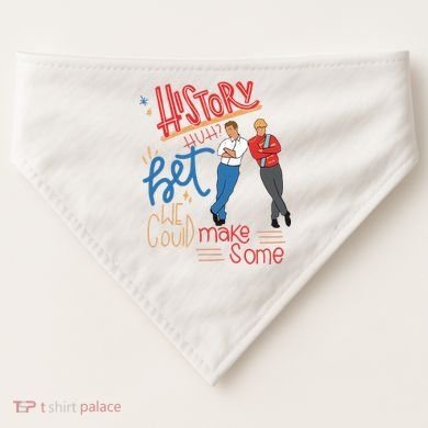 History Huh Red White And Royal Blue USA-Made Doggie Bandana