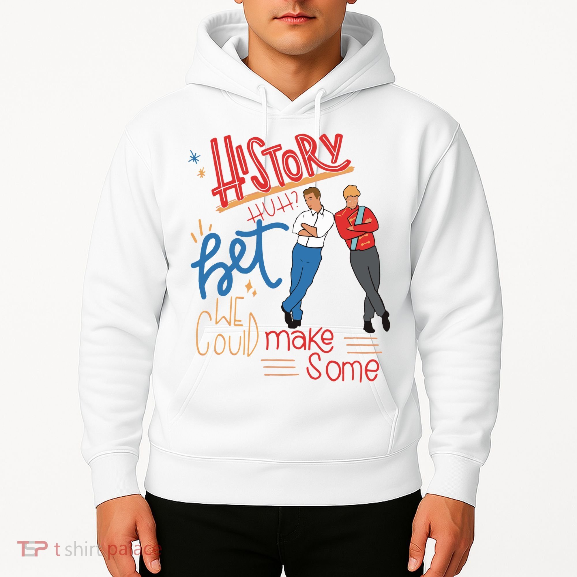 History Huh Red White And Royal Blue Hoodie