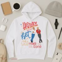 History Huh Red White And Royal Blue Hoodie thumb 3