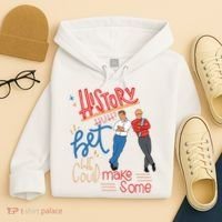 History Huh Red White And Royal Blue Hoodie thumb 4